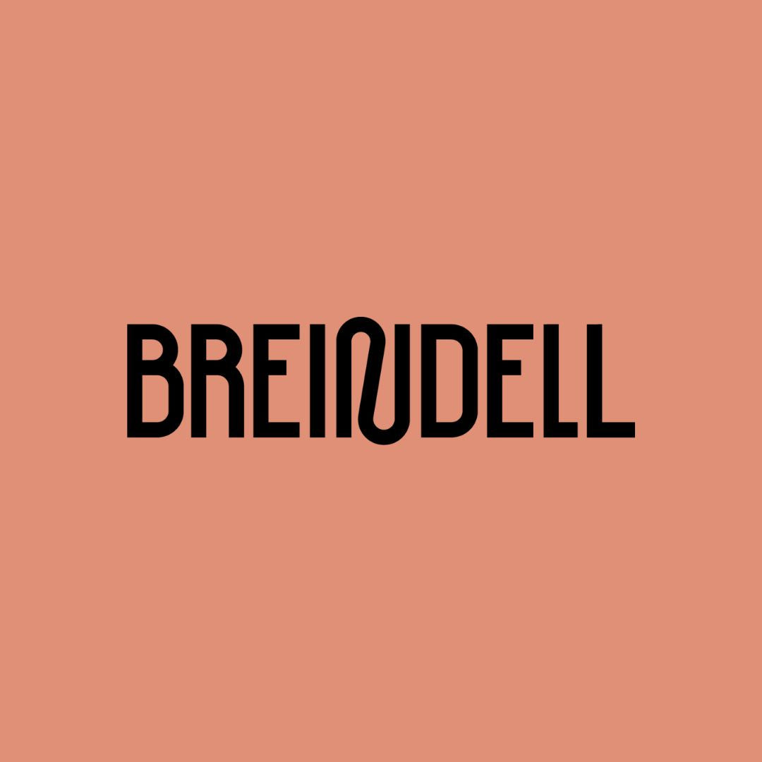 Breindell Jewish jewelry logo on pantone's Mocha color of the year 2025