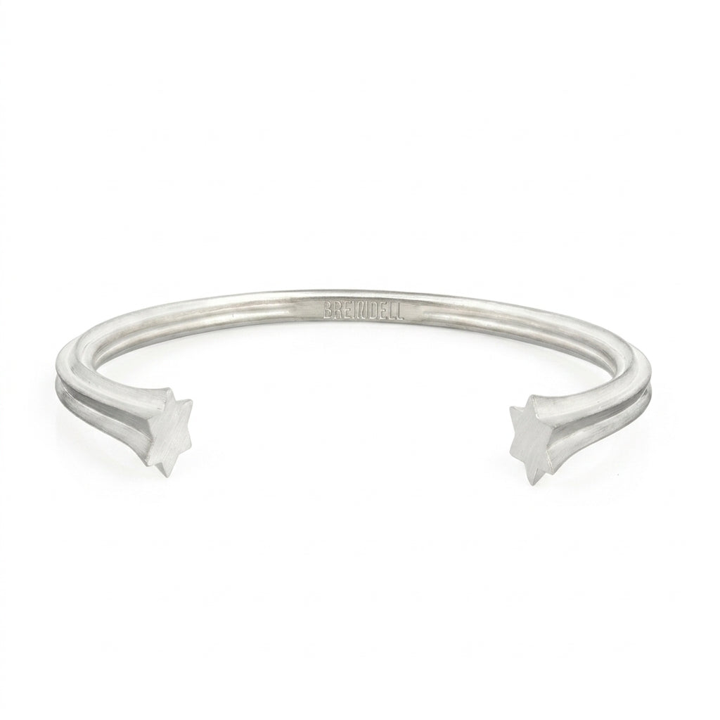 Star of David cuff bracelet in sterling silver, by Breindell